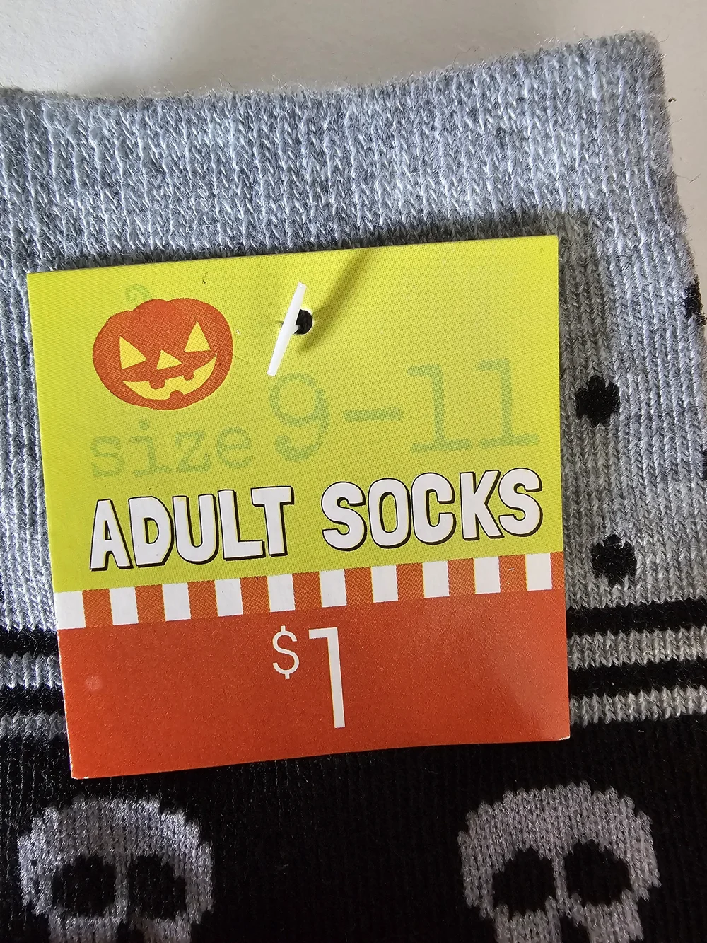 Star Wars Grey and Black Skull Crew Socks